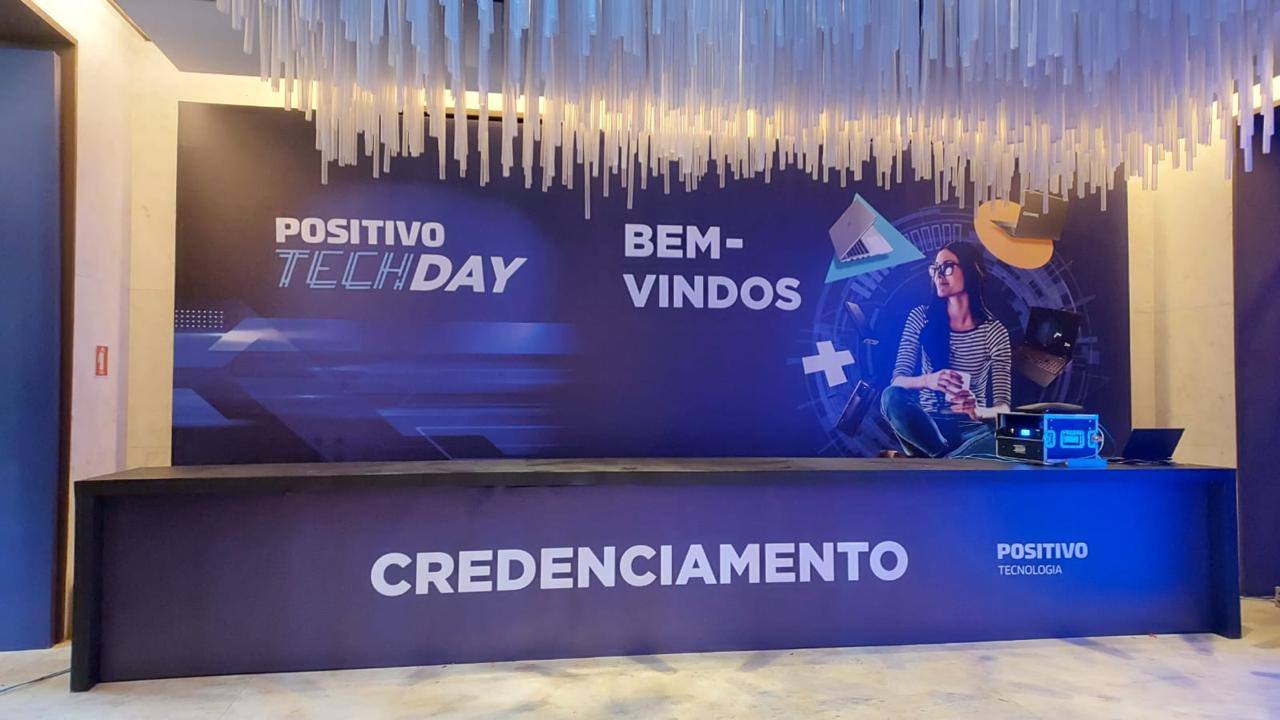 Credenciamento do Positivo Tech Day